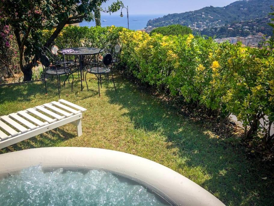 Ferienwohnung Dreamy Loft Con Vista Mare Giardino E Jacuzzi Sconti Maggio E Giugno Santa Margherita Ligure Exterior foto